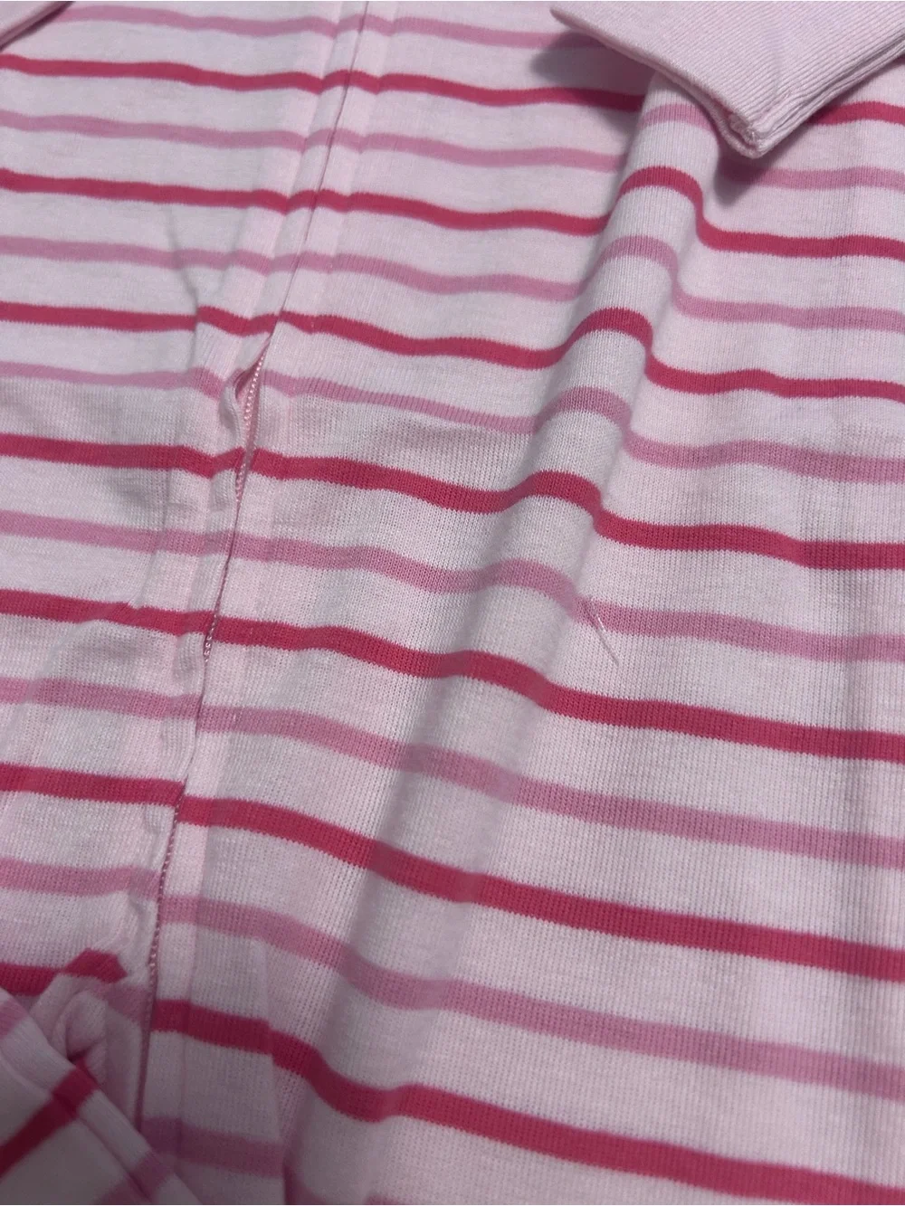 Old Navy Pink Striped Zip-Up Toddler One Piece Pajamas NWT. SIZE 4T